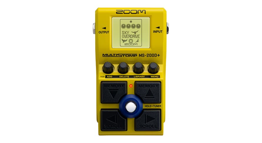 Zoom MS-200D+ MultiStomp drive-pedal