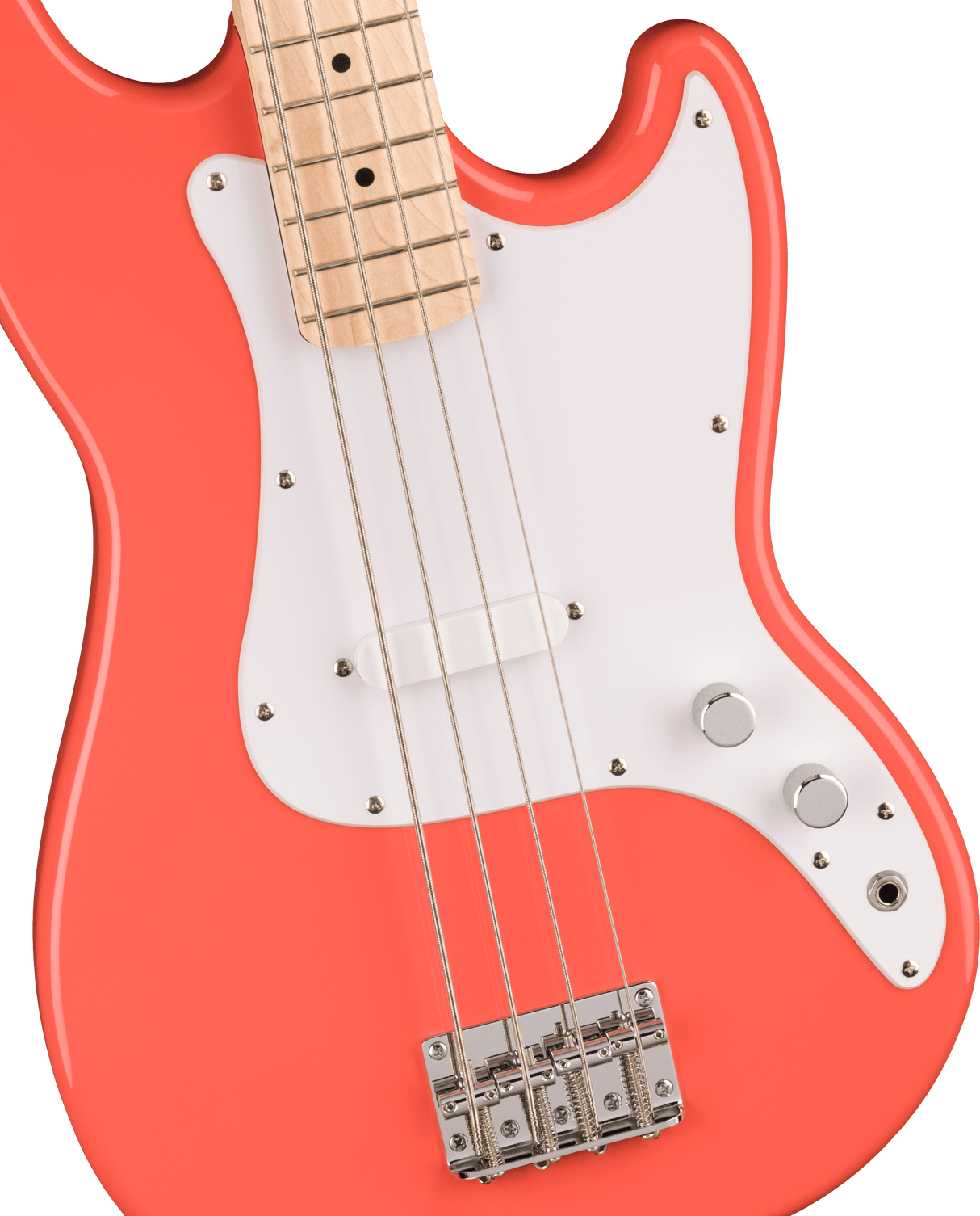 Fender Squier Sonic Bronco elektrisk bass (Tahitian Coral)