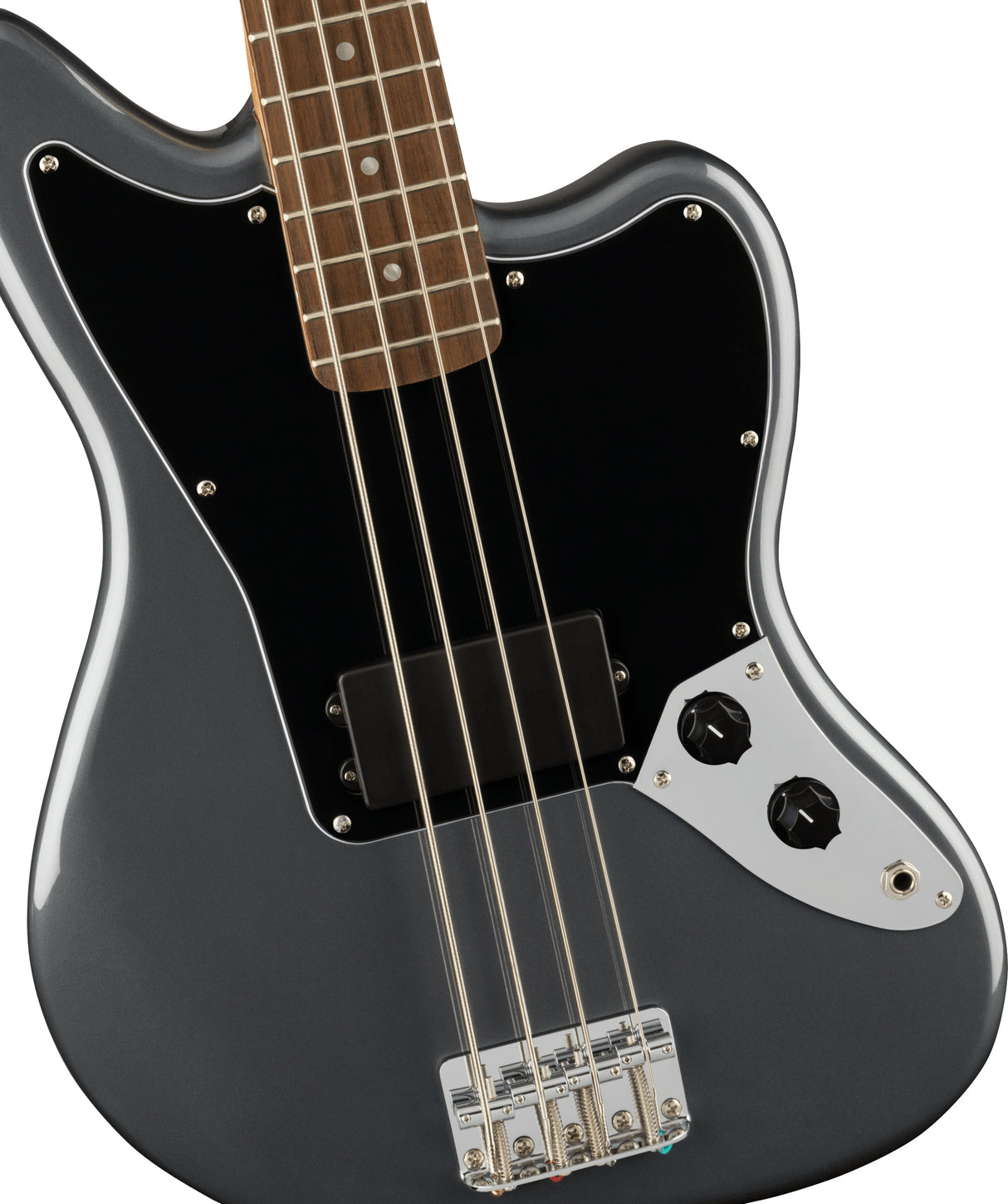 Fender Squier Affinity Jaguar elektrisk bass ( Charcoal Frost Metallic )