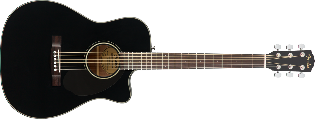 Fender CC-60SCE Concert Western gitar (svart)
