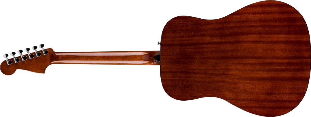 Fender California Standard Redondo™, Furu topp, svart pleksiglass, 3-farget solnedgang