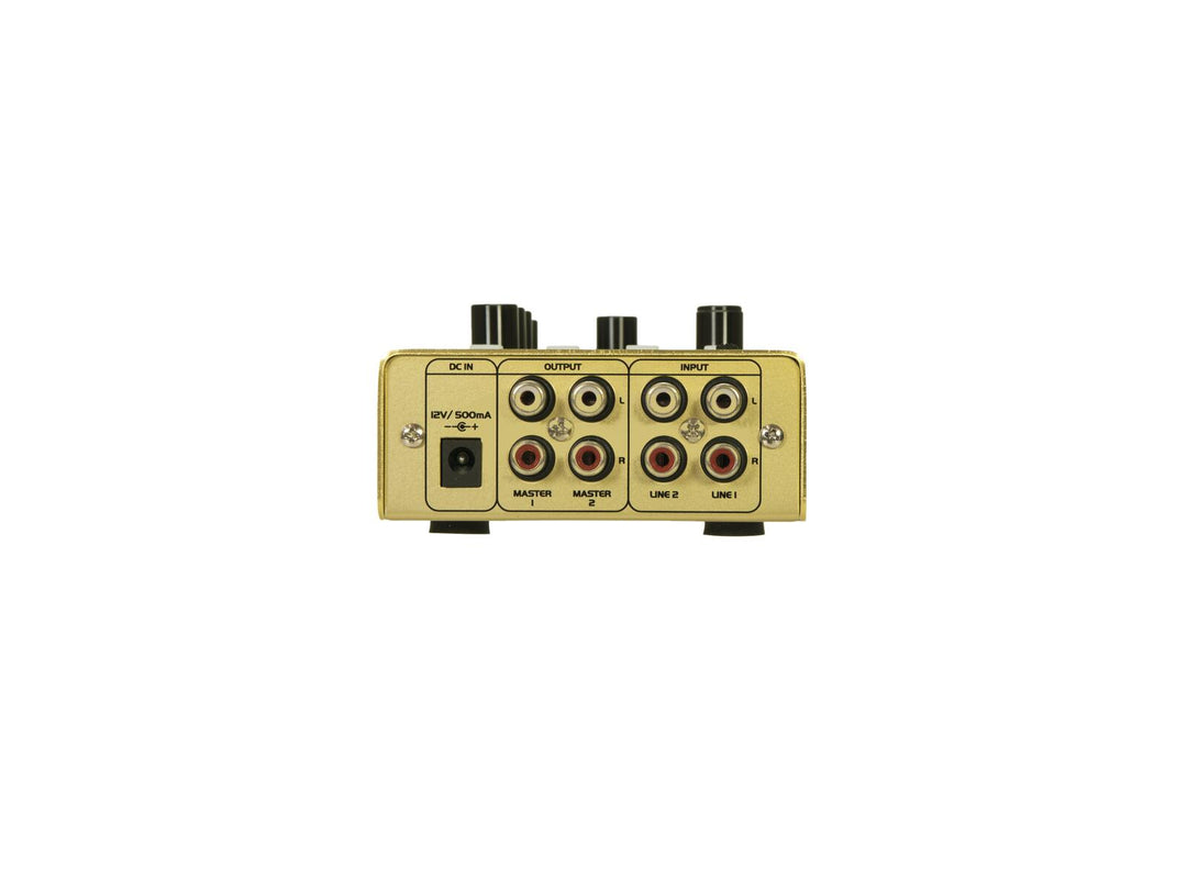 OMNITRONIC GNOME-202P Mini-mikser gull