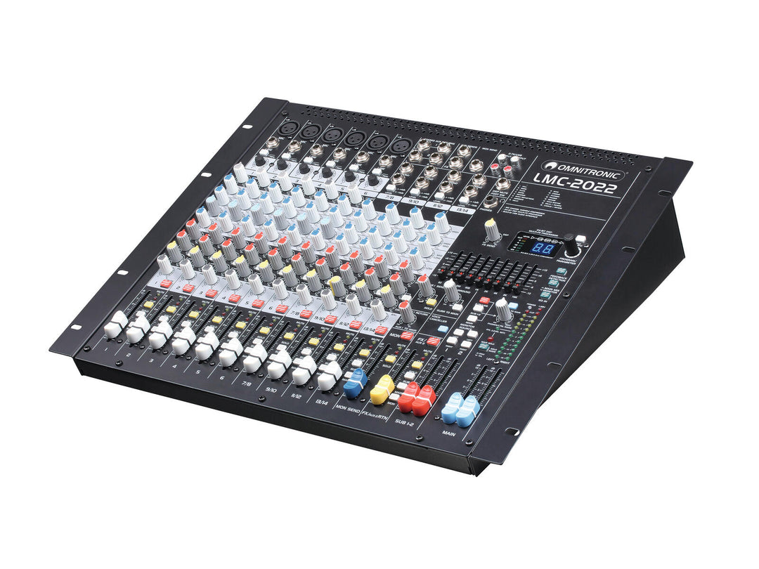 OMNITRONIC LMC-2022FX USB-miksekonsoll