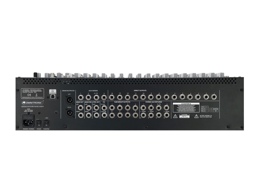 OMNITRONIC LMC-3242FX USB-miksekonsoll