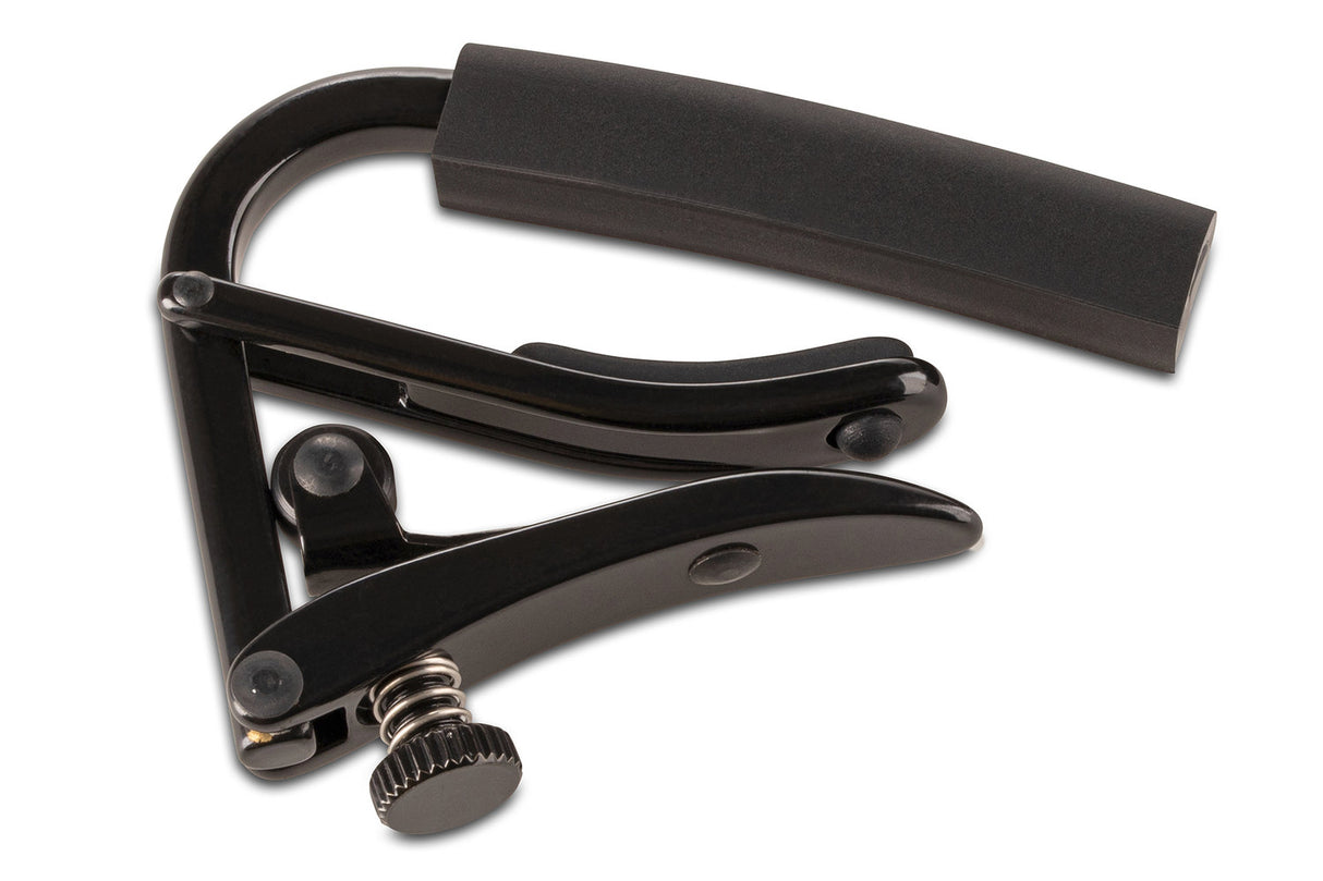 Shubb capo Standard Capo - elgitar, 7.25" radius, svart (C4k)
