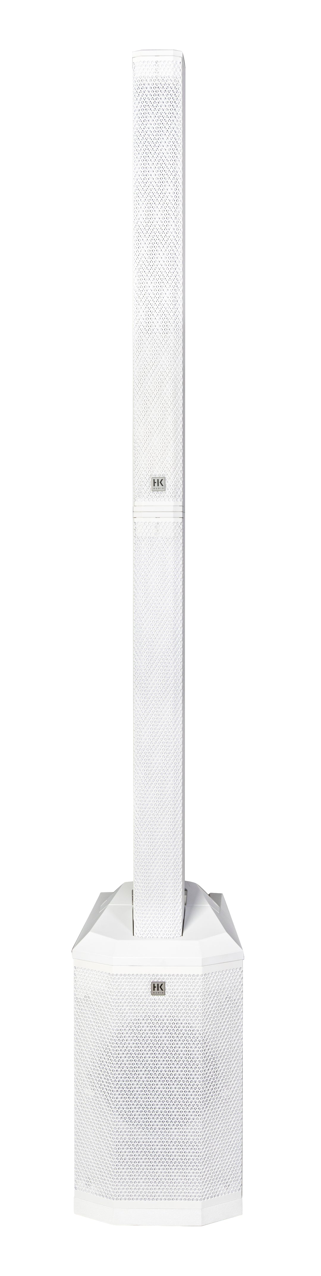 HK Audio POLAR 8 MK2 White aktivt søyle-PA-system 1200W med Bluetooth