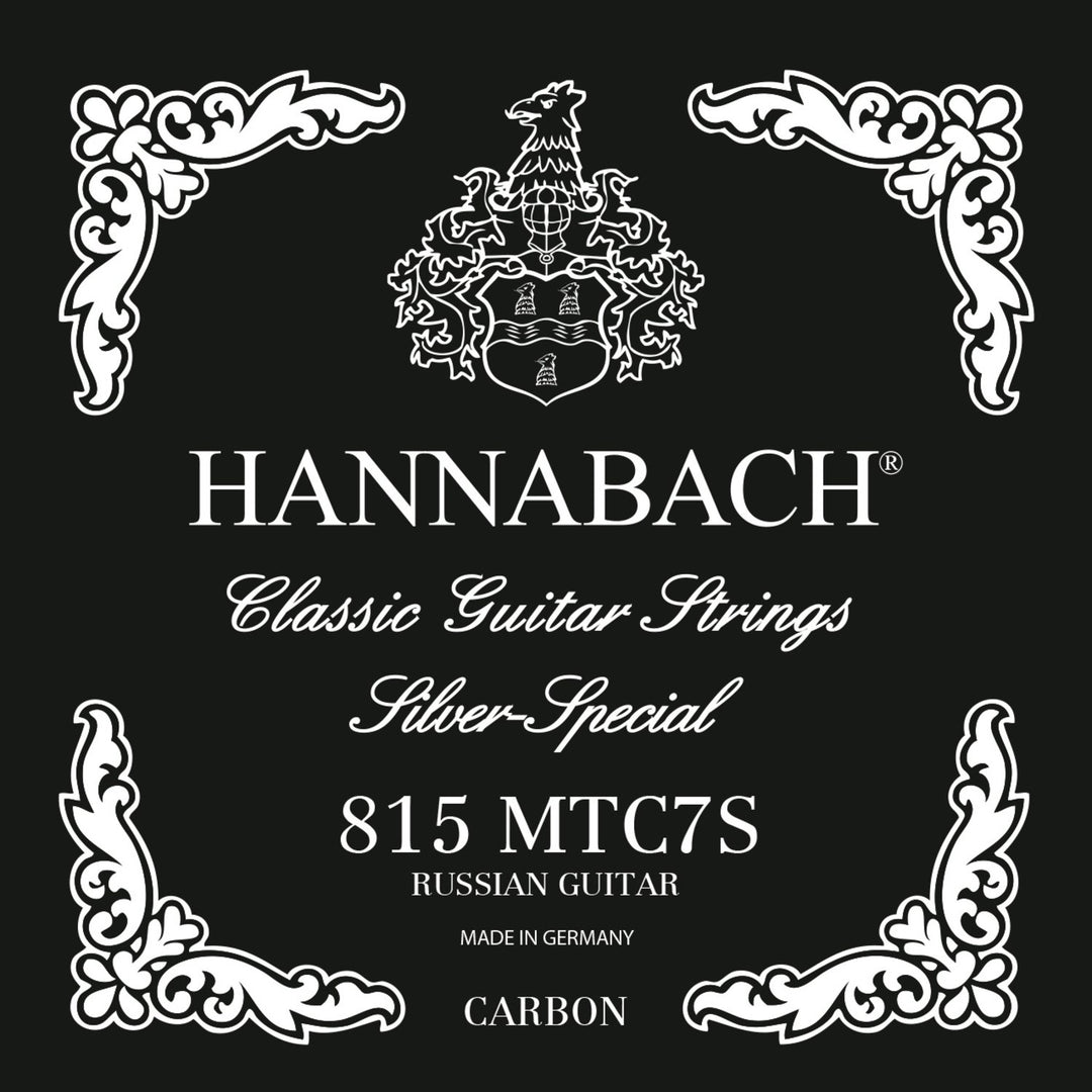 Hannabach strenger for klassiske Gitarer spesialmodell - sett (815MTC7S)