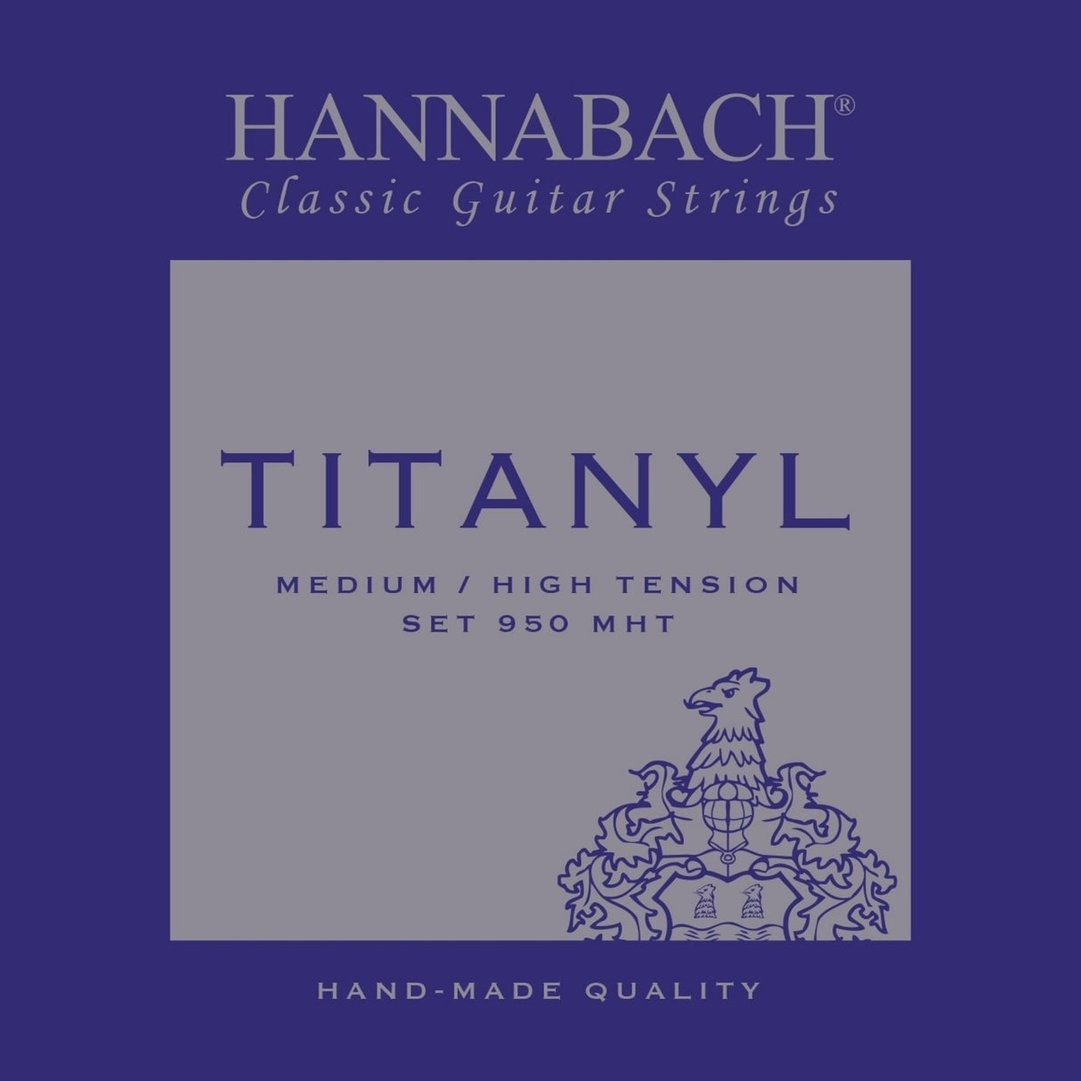 Hannabach strenger for klassisk gitar Serie 950 Medium/High Tension Titanyl - Sett medium-high (950MHT)