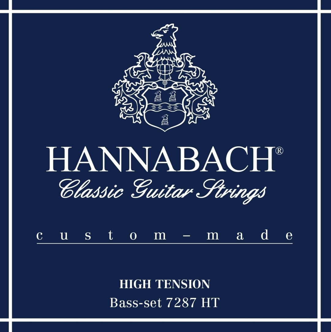 Hannabach strenger for klassisk gitar Series 728 High Tension Custom Made - 3 bass-strenger high (7287HT)