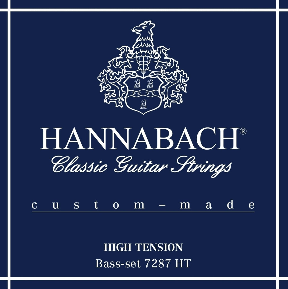 Hannabach strenger for klassisk gitar Series 728 High Tension Custom Made - 3 bass-strenger high (7287HT)