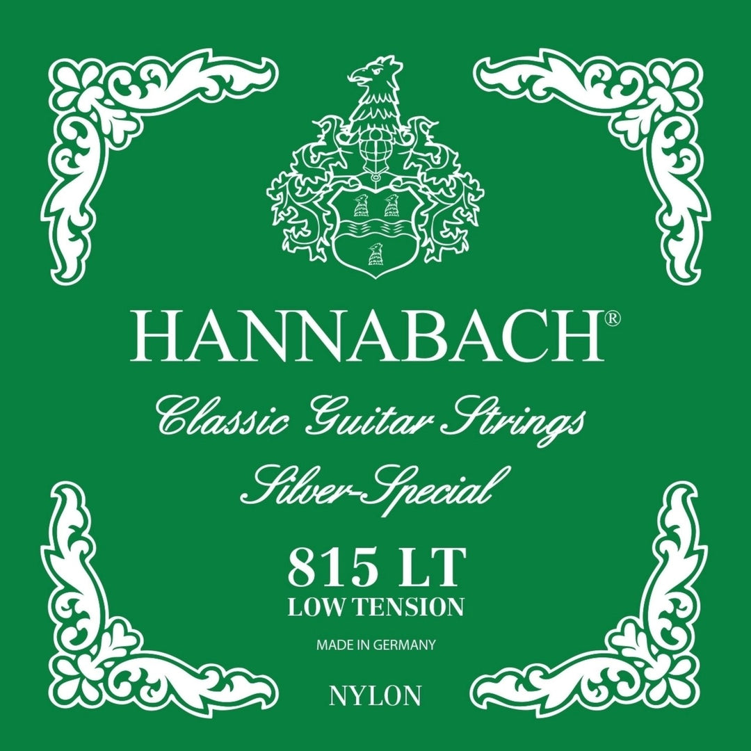 Hannabach strenger for klassisk gitar Serie 815 Low tension Silver special - sett lav (815LT)