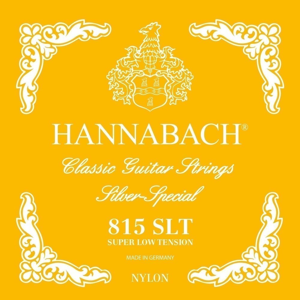 Hannabach 815 diskantsett E1, H/B2 og G3, super lav spenning