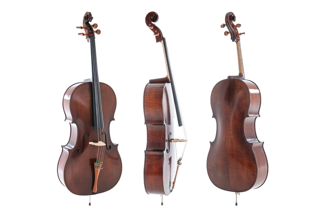 GEWA Concert cello Meister Rubner - 4/4 (Dark rød)