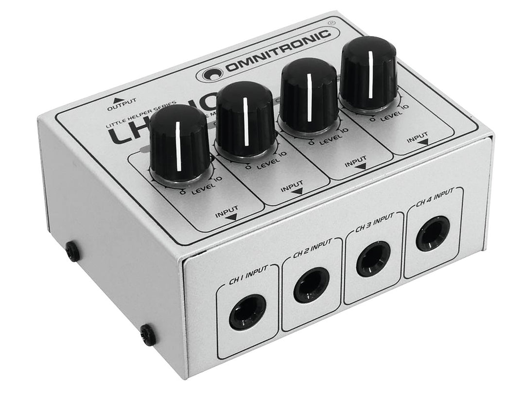 Omnitronic LH-010 - 4-kanals Passiv Mikser