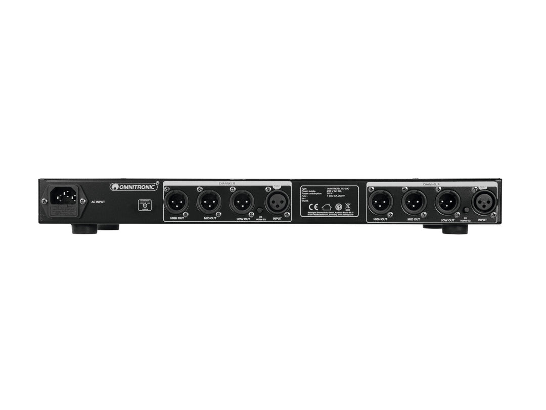 OMNITRONIC XO-300 Aktiv Crossover