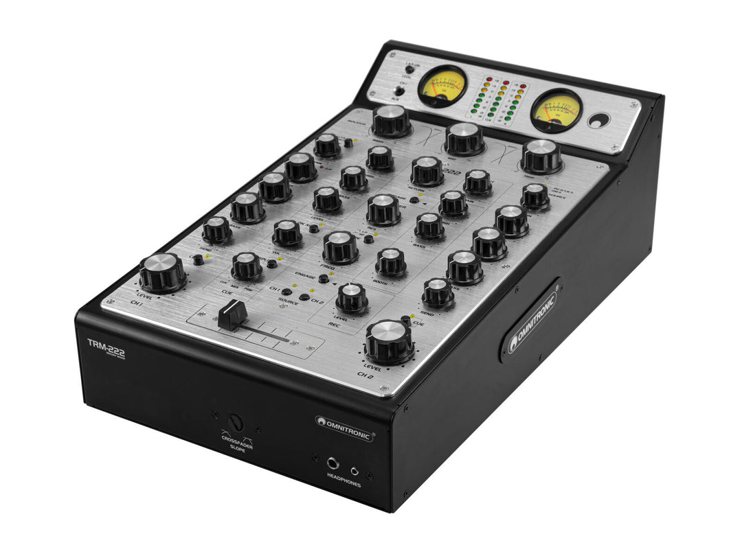 OMNITRONIC TRM-222 2-kanals dreiebordsmikser