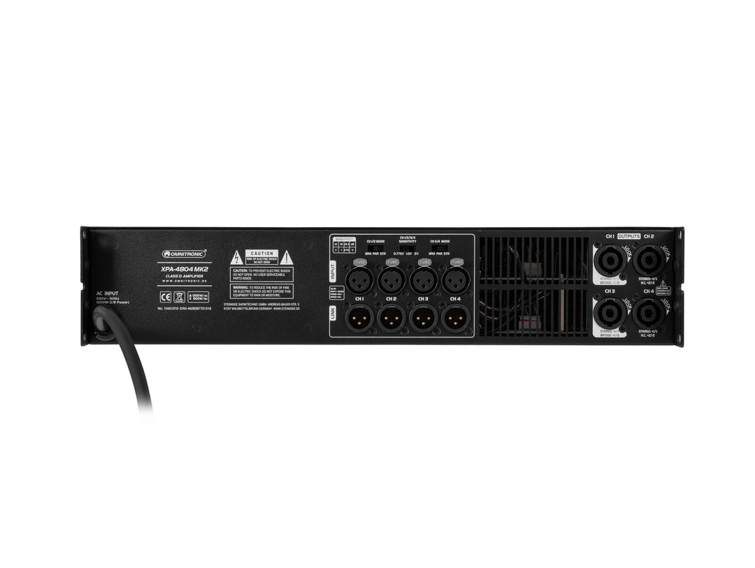 OMNITRONIC XPA-4804 MK2 forsterker