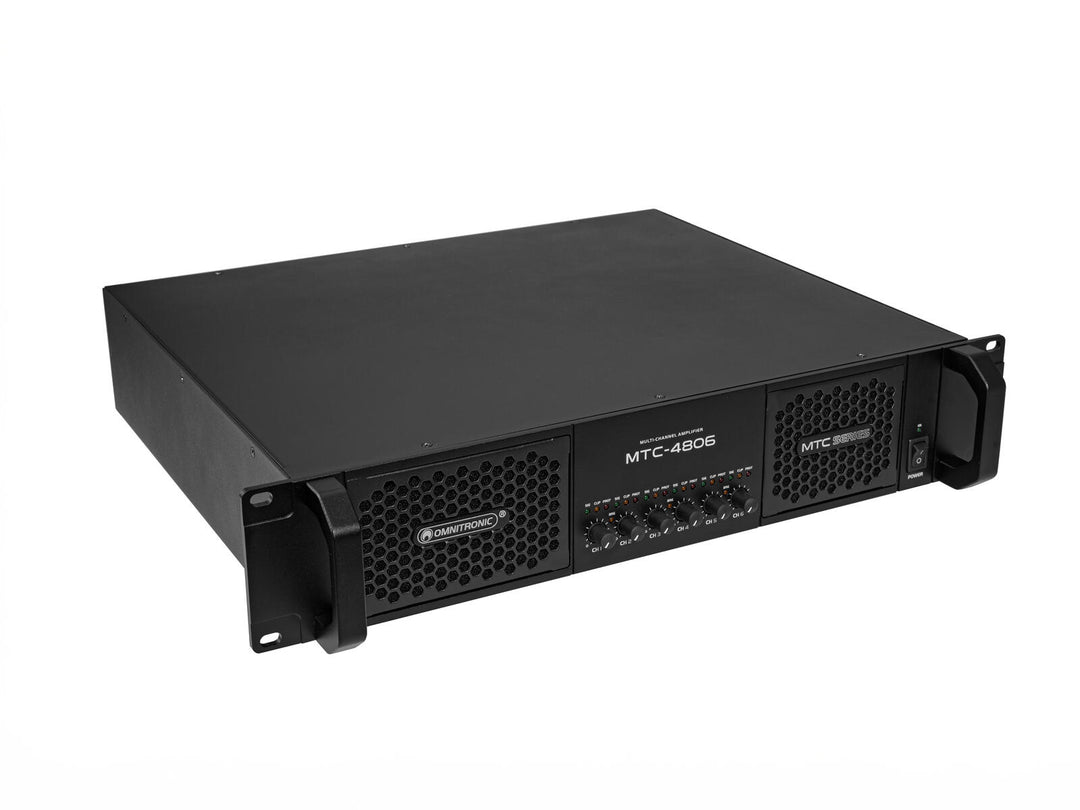 OMNITRONIC MTC-4806 6-kanals forsterker