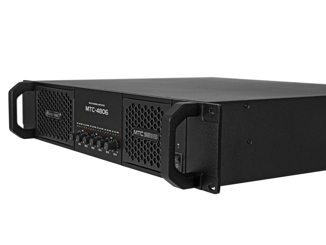 OMNITRONIC MTC-4806 6-kanals forsterker