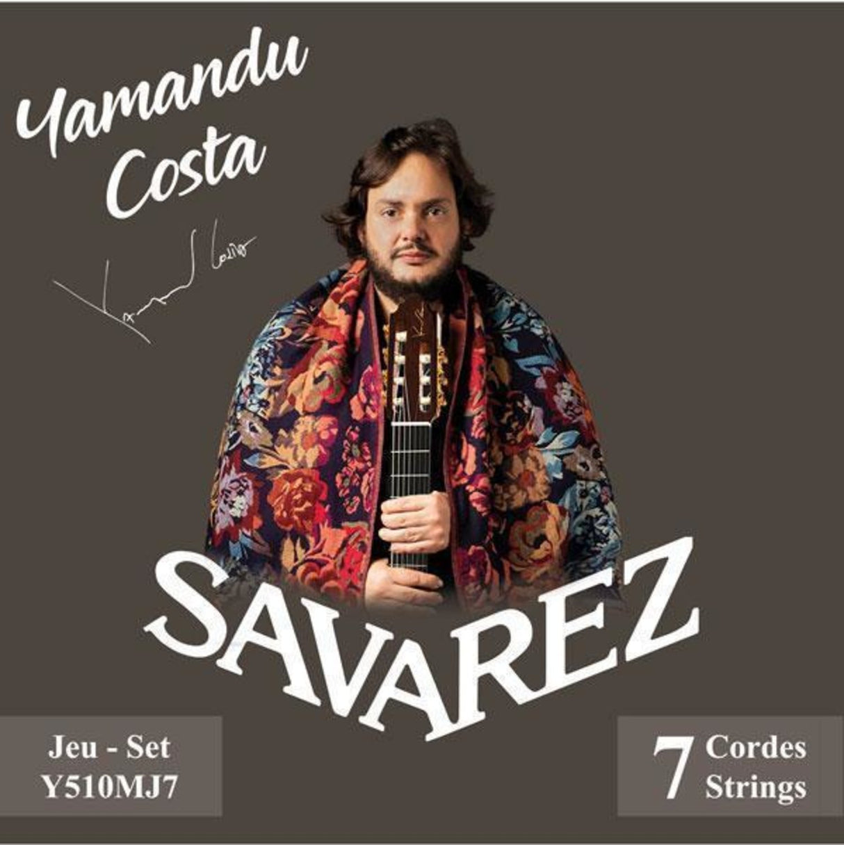 Savarez strenger for klassisk Gitarer YAMANDU COSTA 7-string - 7-string high tension (Y510MJ7)