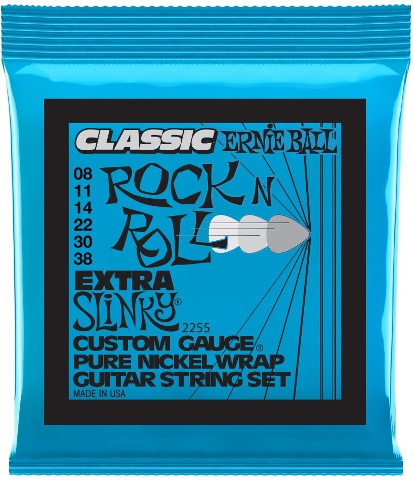 Ernie Ball 2225 Klassisk Extra Slinky Ren Nikkel