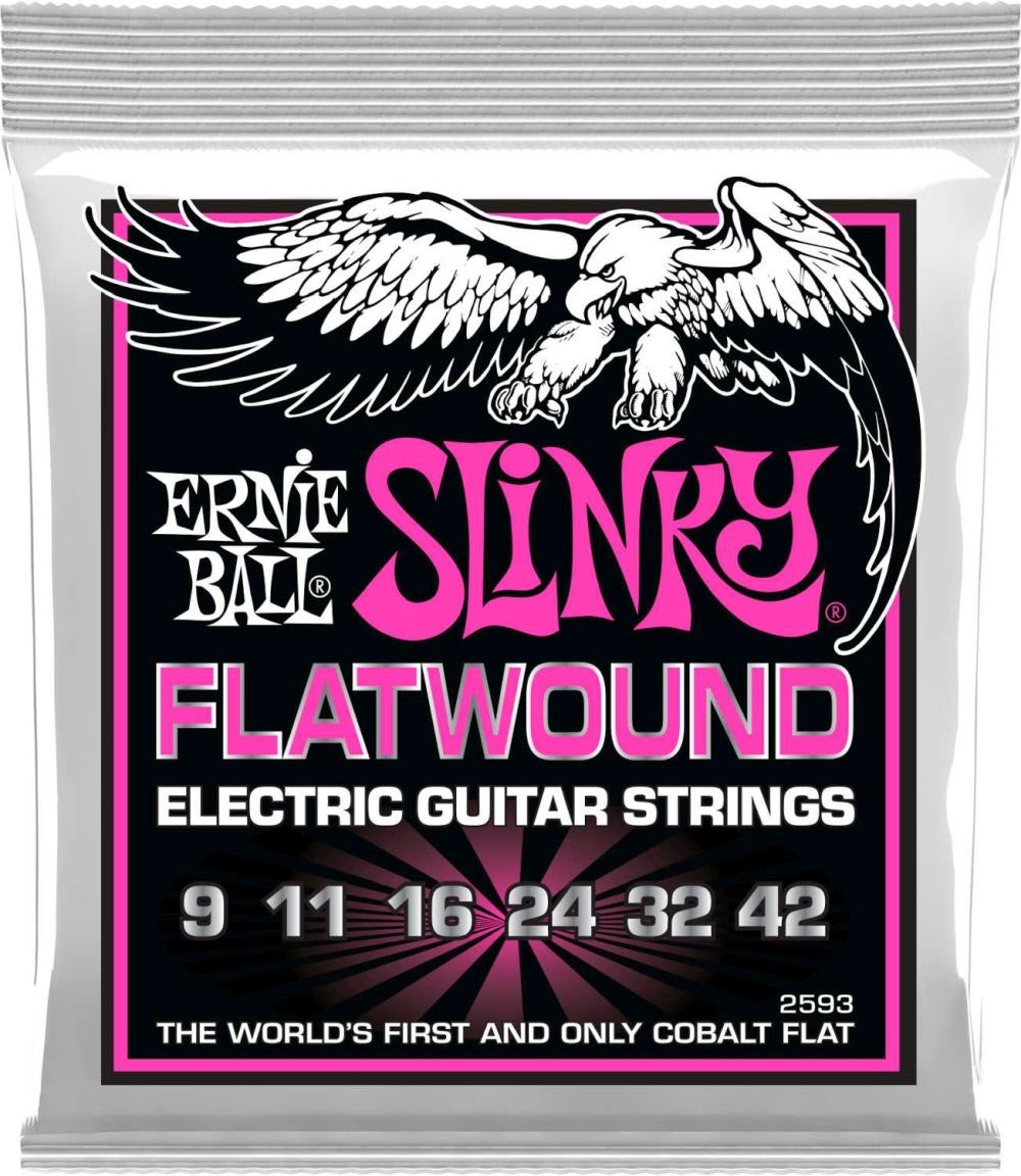 Ernie Ball 2593 Flatwound Super Slinky Elektrisk Gitar