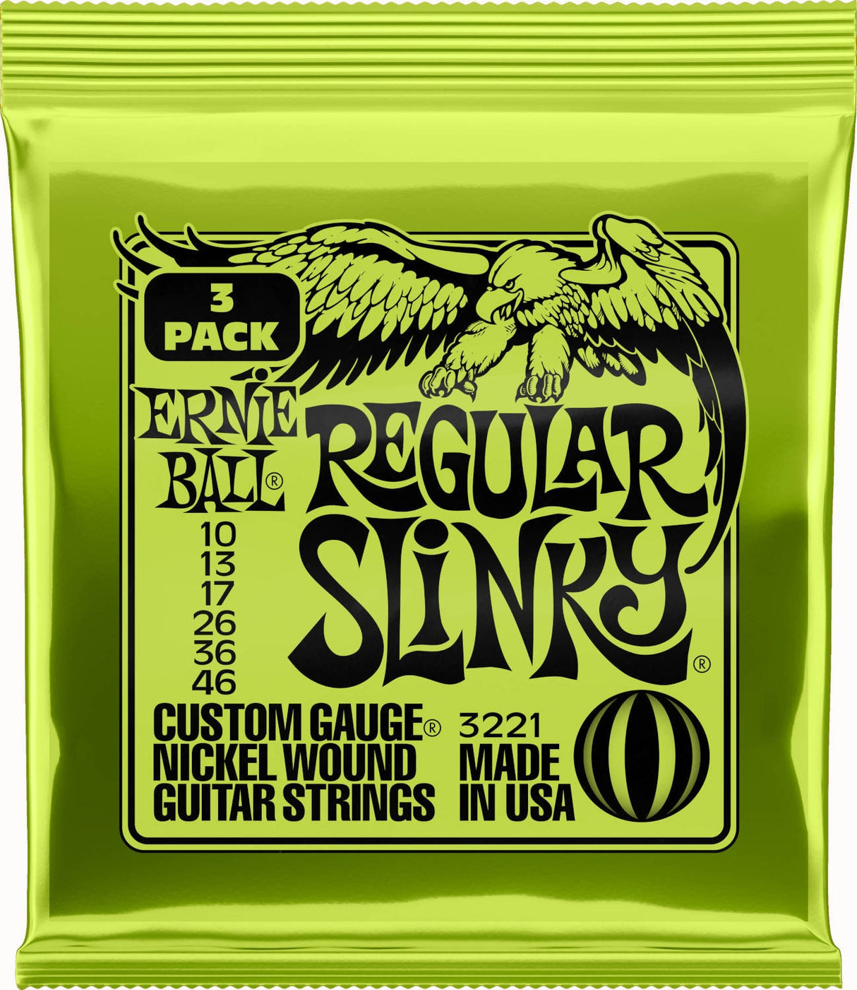 Ernie Ball 3221 - 3-pak Regular Slinky