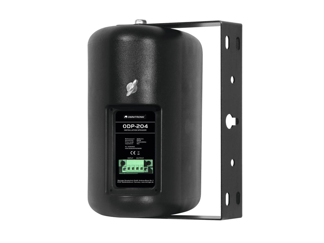 OMNITRONIC ODP-204 installasjonshøyttaler 16 ohm svart 2x