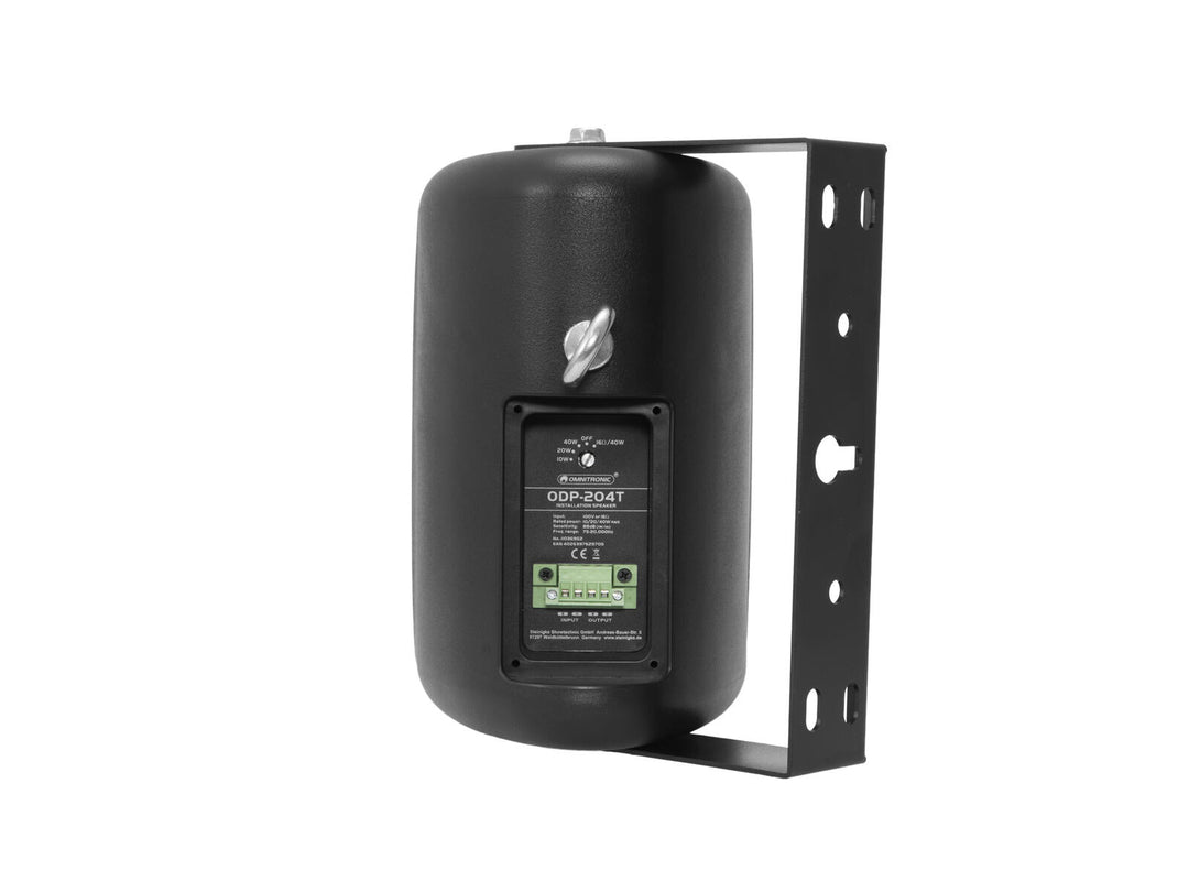 OMNITRONIC ODP-204T Installation Speaker 100V svart 2x