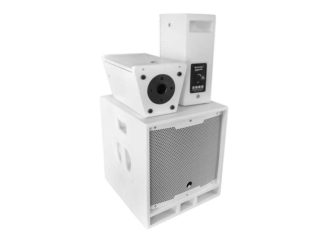 OMNITRONIC MAXX-1206DSP 2.1 aktivt system hvit