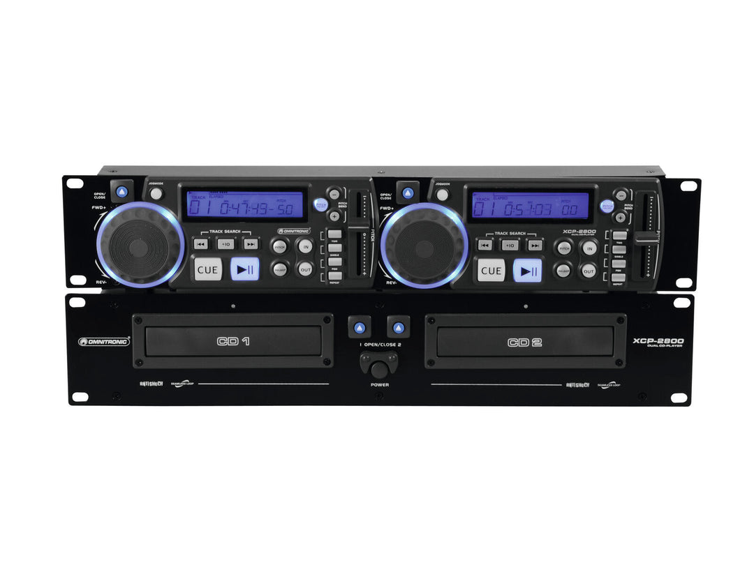 OMNITRONIC XCP-2800 dobbel CD-spiller