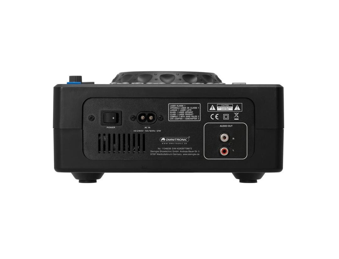 OMNITRONIC XMT-1400 MK2 bordmontert CD-spiller