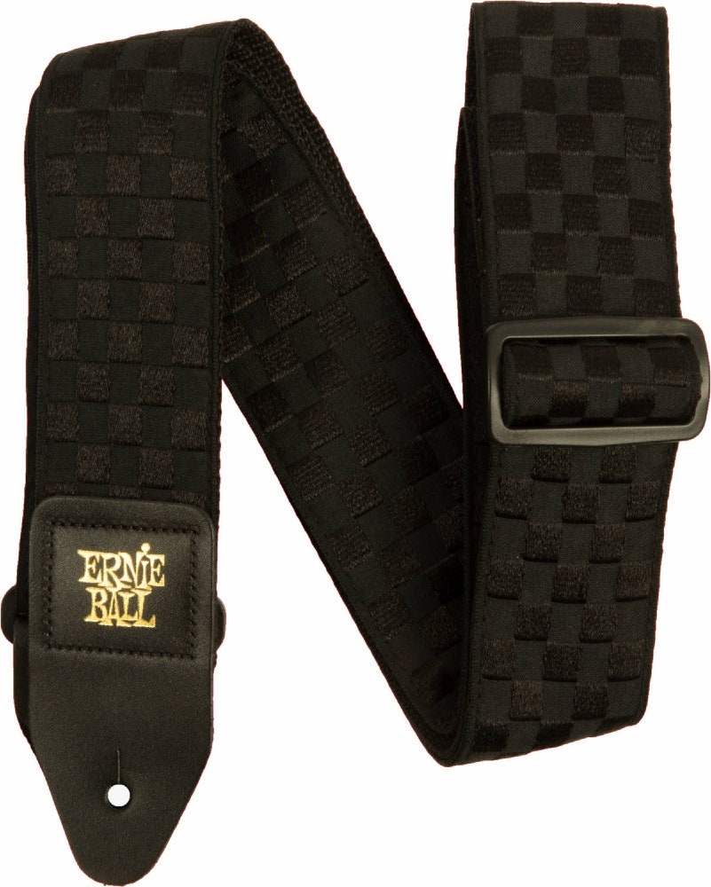 Ernie Ball 5341 Svart Ruter Jacquard Stropp