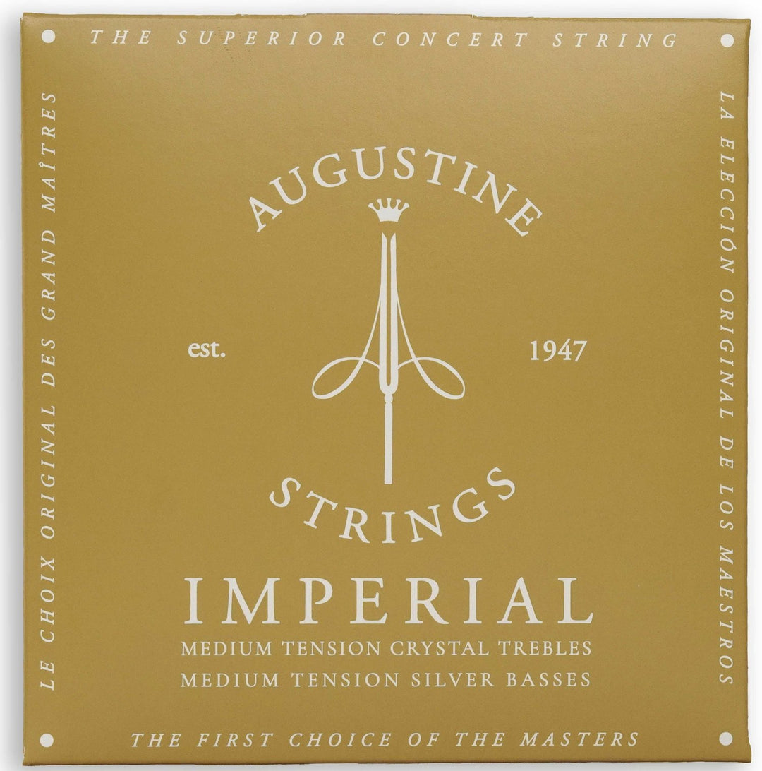 Augustine strenger for klassisk gitar Imperial Crystal Nylon medium - Sett Imperial Red (medium/medium)