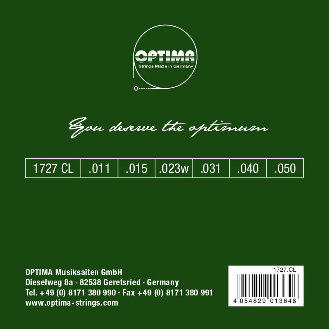 Optima strenger til akustisk gitar bronse-strenger - Sett Custom-light (1727CL)