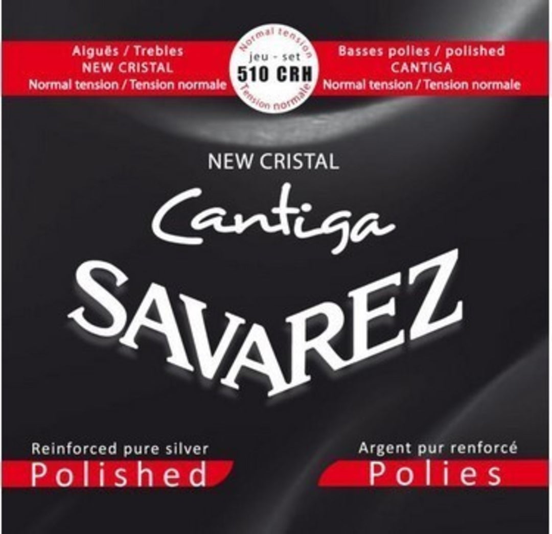 Savarez strenger for klassisk Gitarer New Cristal Cantiga - Normalt sett, polert (510CRH)