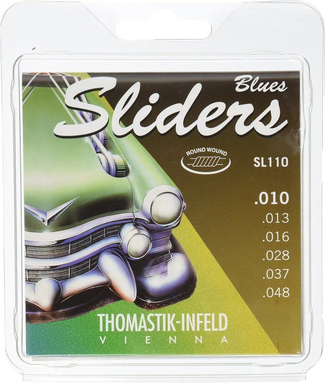 Thomastik-Infeld strenger for elgitar Sliders Blues Series - sett 010 medium (SL110)