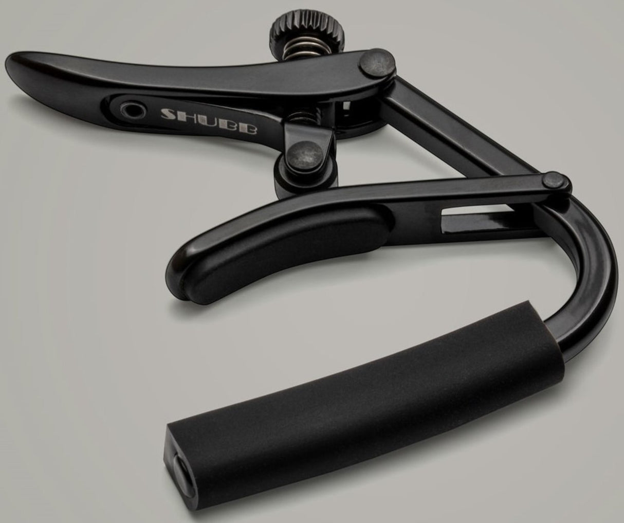 Shubb capo Standard Capo - elgitar, 7.25" radius, svart (C4k)