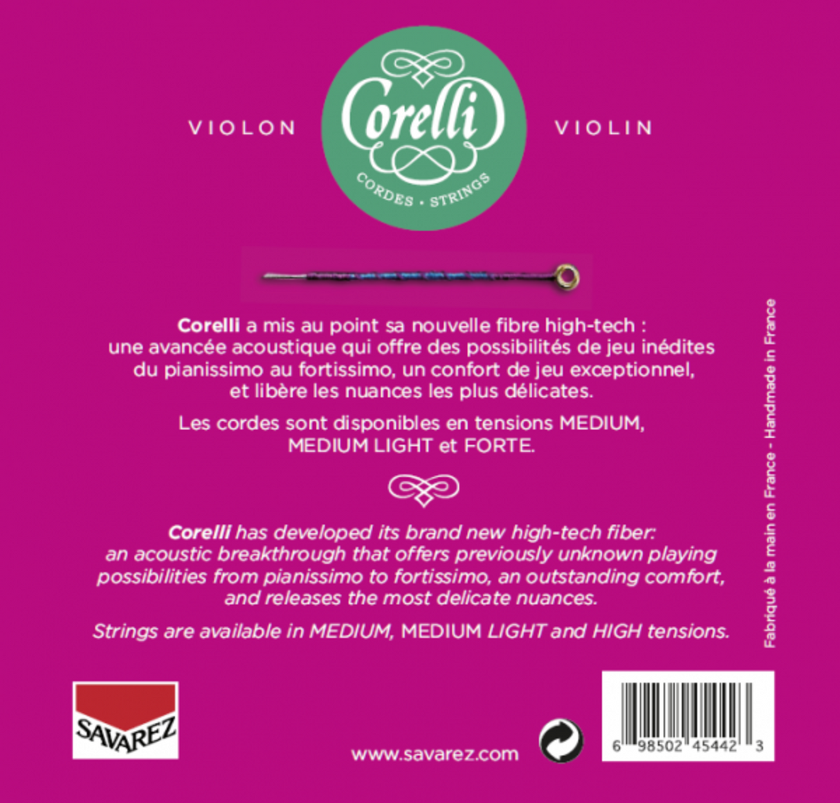 Corelli Fioliner-strenger Cantiga - Medium-light (900MLB)