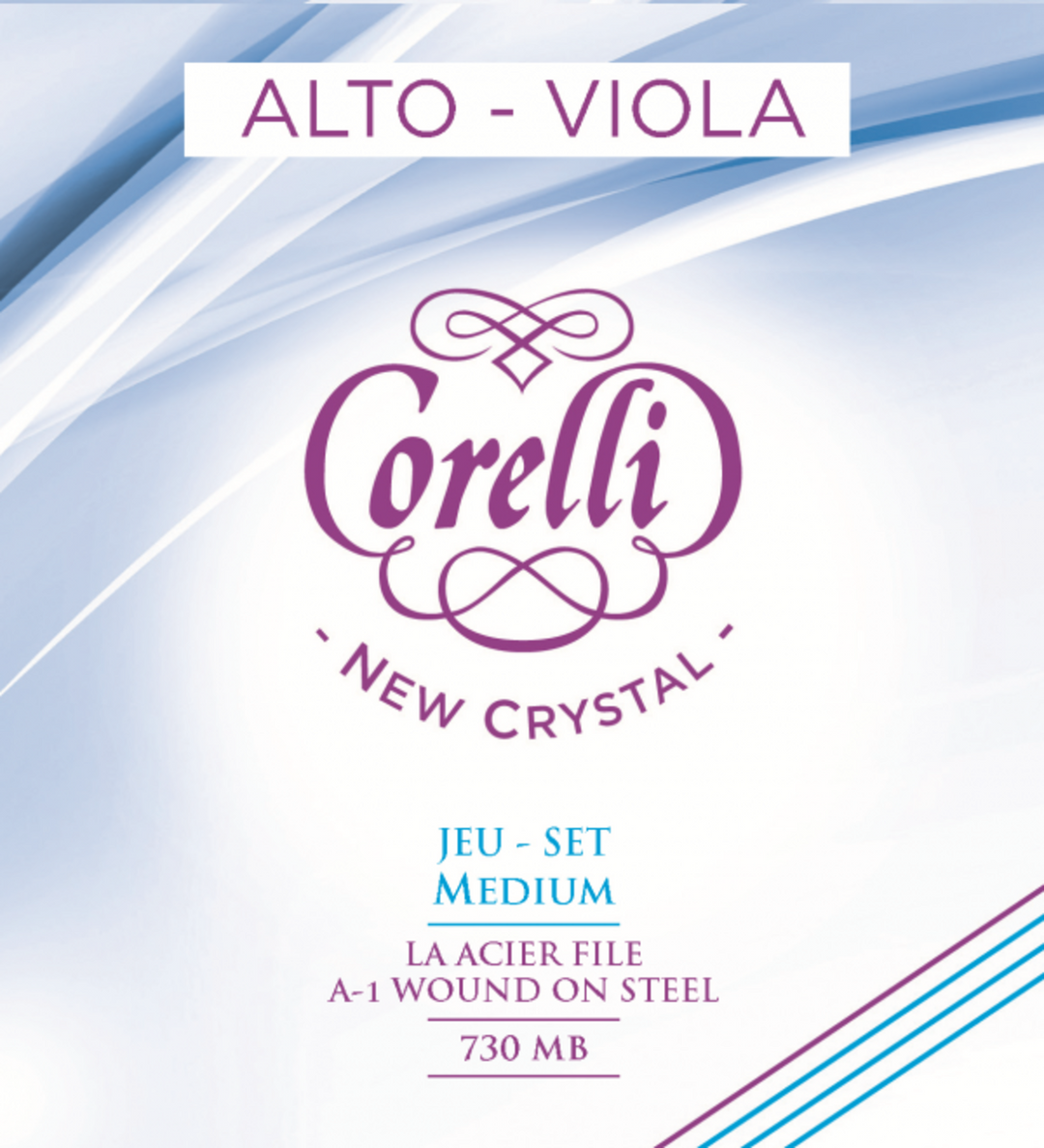 Corelli strenger for bratsj New Crystal - Medium (730MB)