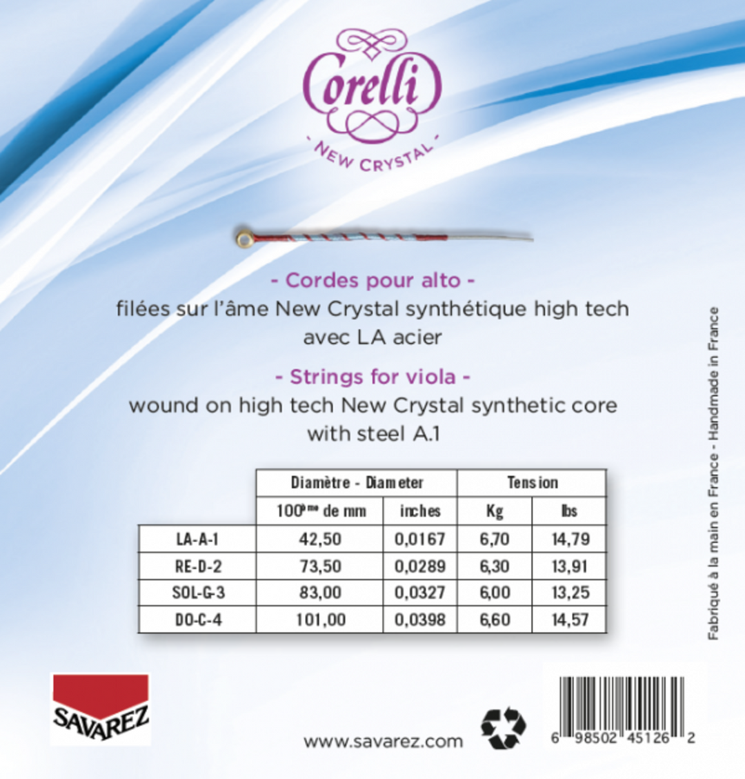 Corelli strenger for bratsj New Crystal - Medium (730MB)