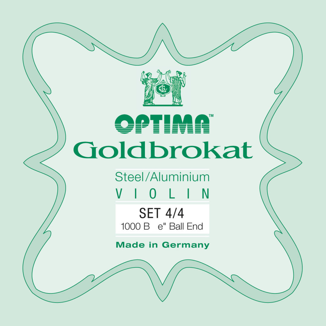 Optima Fioliner-strenger Goldbrokat - sett 4/4 (1000B)