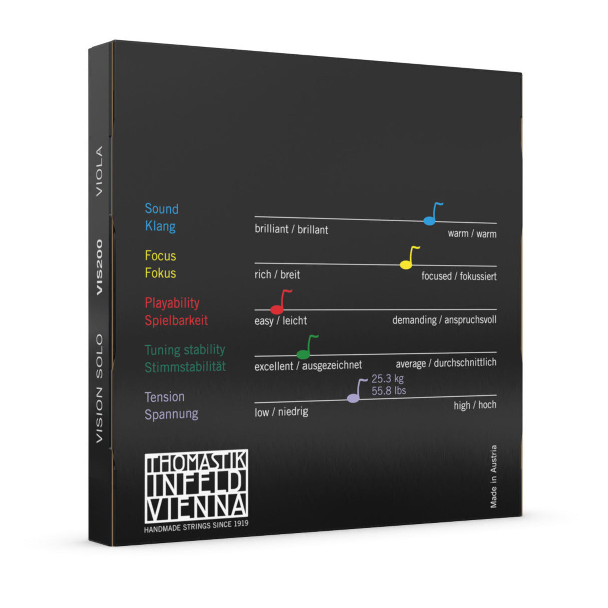 Thomastik-Infeld strenger for bratsj Vision solo - VIS200