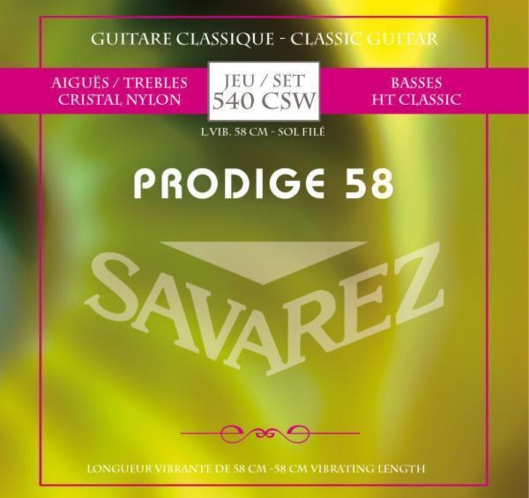 Savarez strenger til klassisk Gitarer Prodige 38 Children's Guitar - 3/4-7/8 Nylon Gw (540CSW)