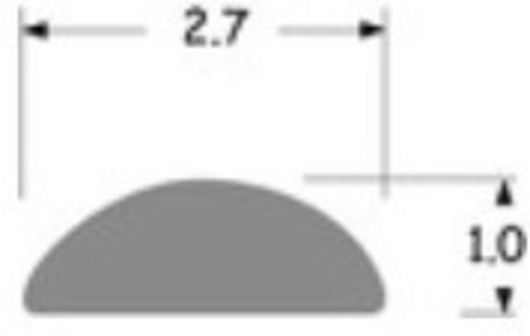 Partsland båndtråd nikkelsølv - b:2.7 x a:2.8 mm (Gitarer/Bass)
