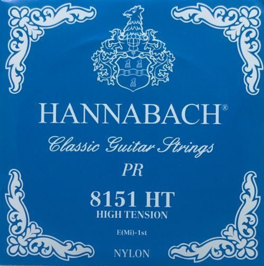 Hannabach 815 E1 diskantstreng til klassisk gitar, høy tension