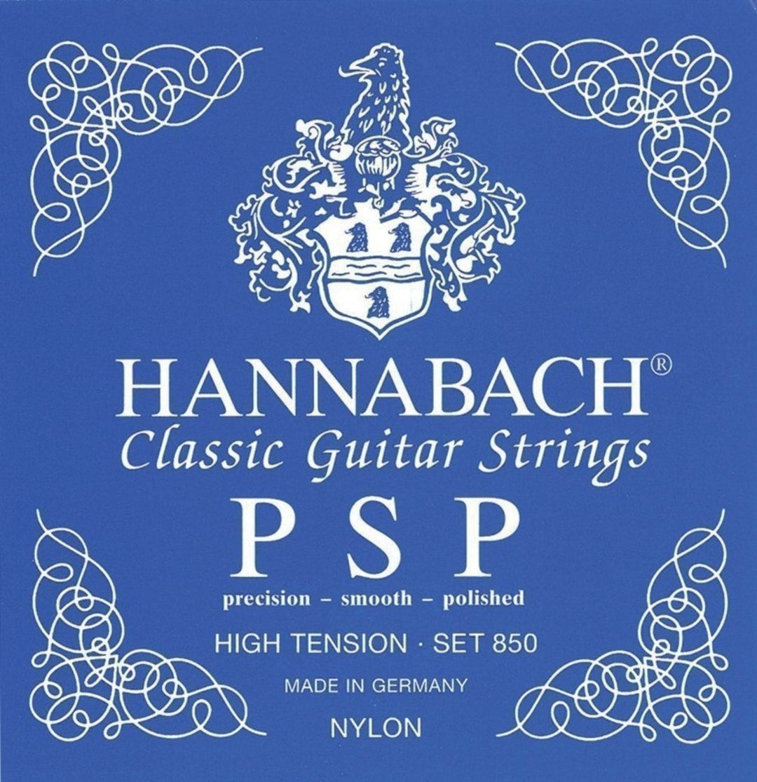 Hannabach strenger for klassiske Gitarer Serie 850 høy spenning PSP - sett, høy (850HT)