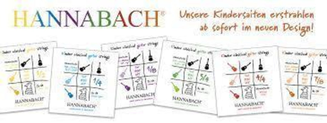 Hannabach strenger for klassiske gitarer serie 890 1/4 gitar for barn mensur: 49-52 cm - sett med 2 G-strenger (890MT 1/4)