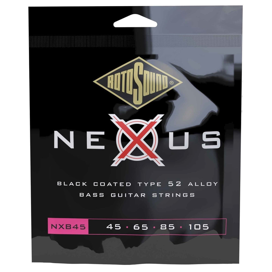 Rotosound E-Bass-strenger Nexus Coated - Sett 4-str. Custom 45 65 85 105 (NXB45)