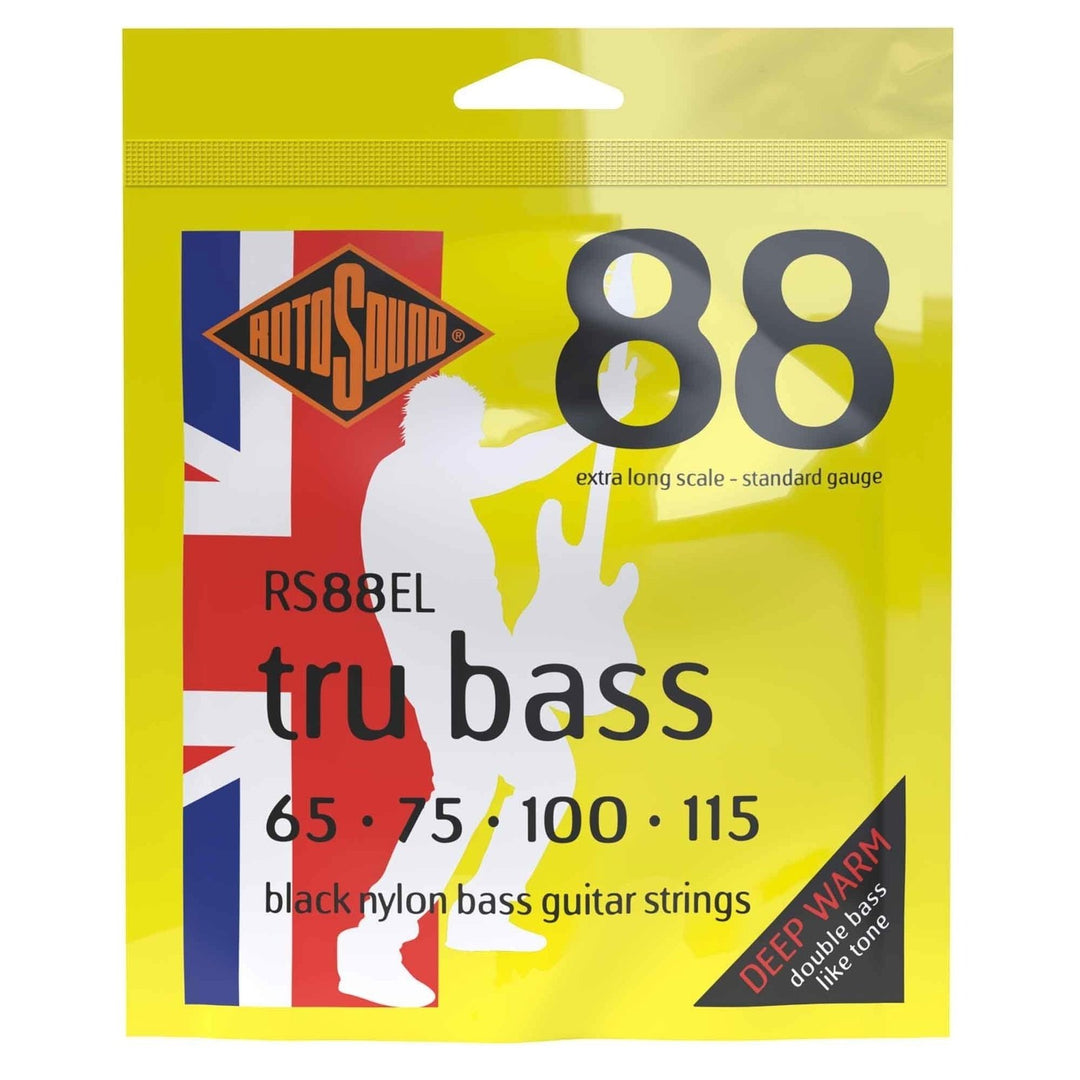 Rotosound E-bass-strenger Tru Bass 88 - sett 4-strengs Extra Long // Extra long scale length (33.5"/850mm to 36"/915mm) (RS88EL)